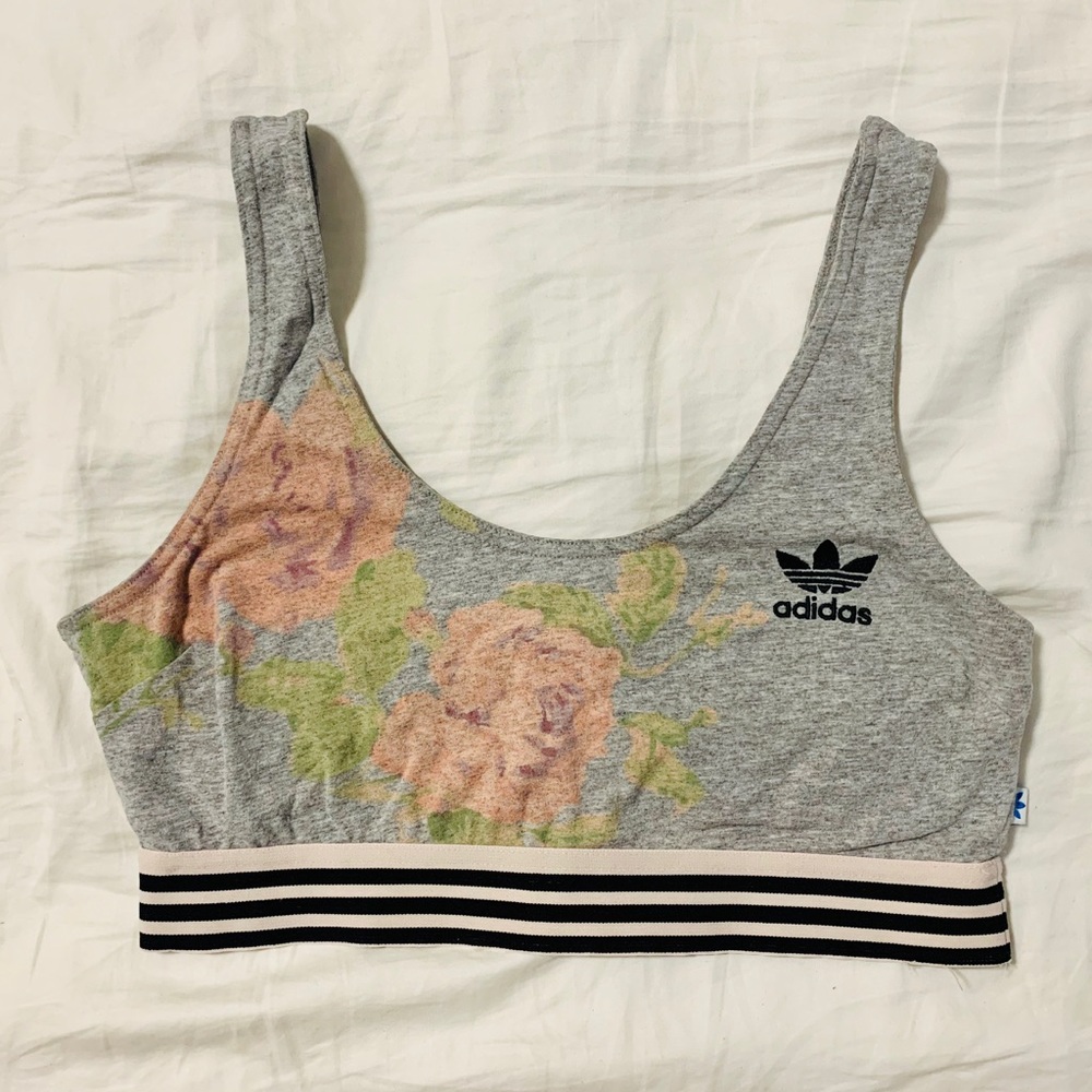 Adidas Originals Pastel Rose Cropped Top / Bra - Picture 8 of 16